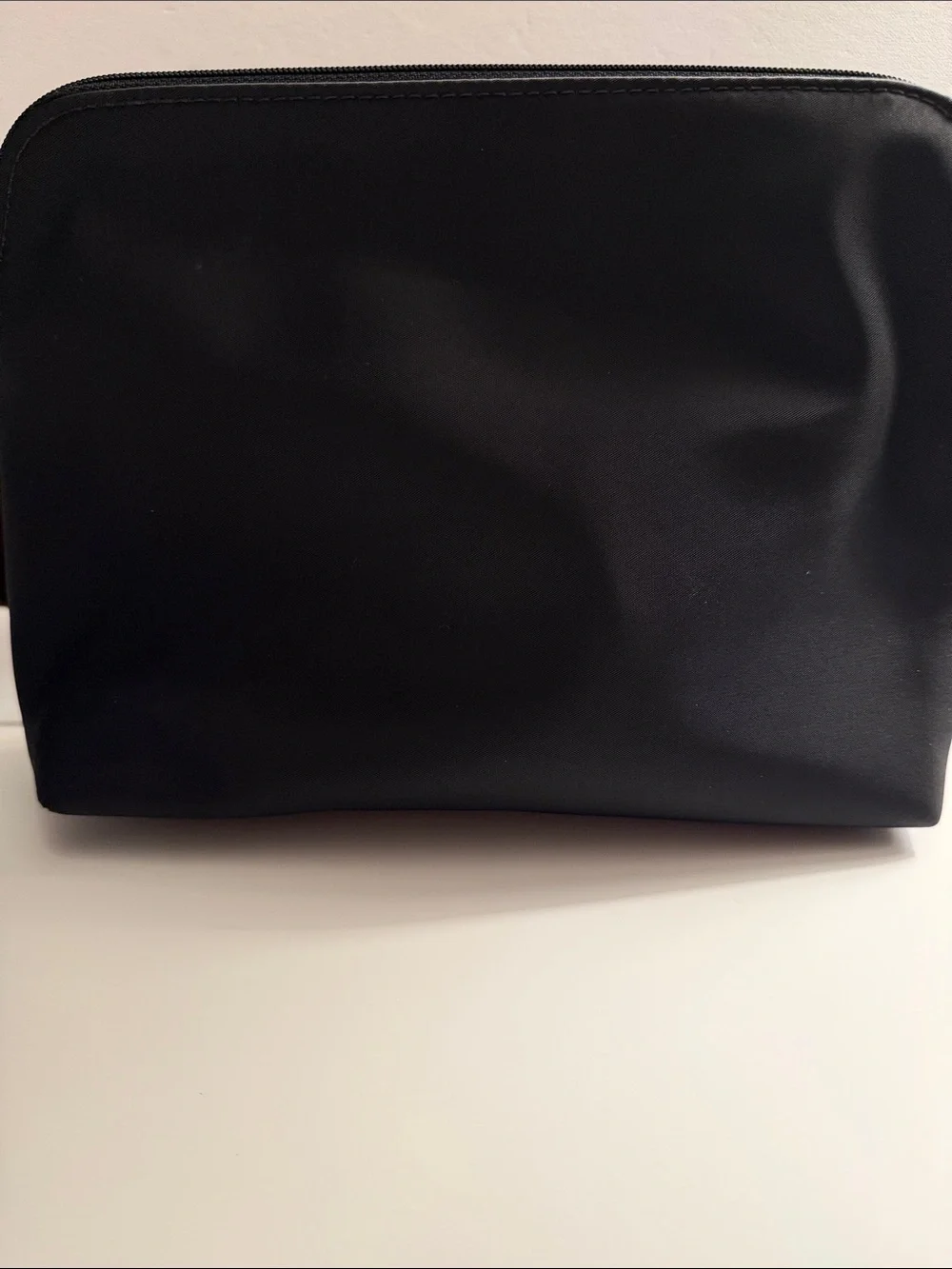 kate spade Black Nylon Travel Toiletry Case with Gold Logo